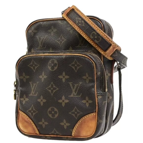 LOUIS VUITTON Amazon Crossbody Shoulder Bag Monogram Leather BN